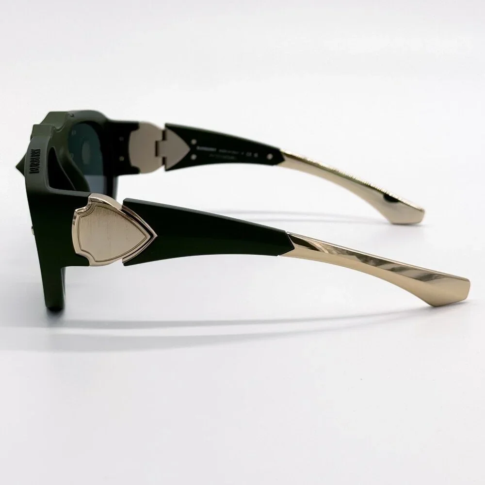 NEW BURBERRY SUNGLASSES GREEN UNISEX BE4433U 4138/71 BURBERRY BE4433U 413871
